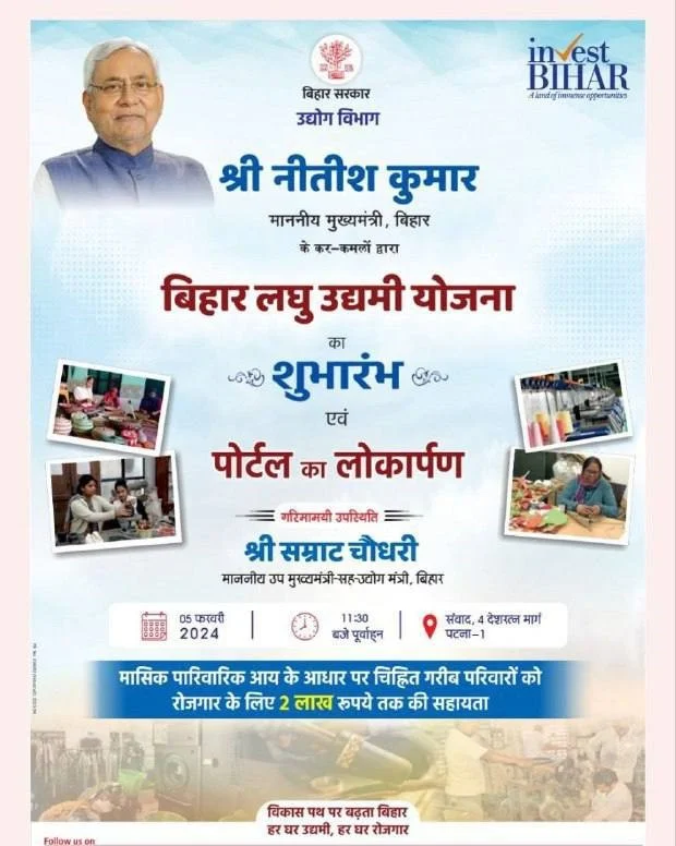 Bihar Laghu Udyami Yojana 2024-25