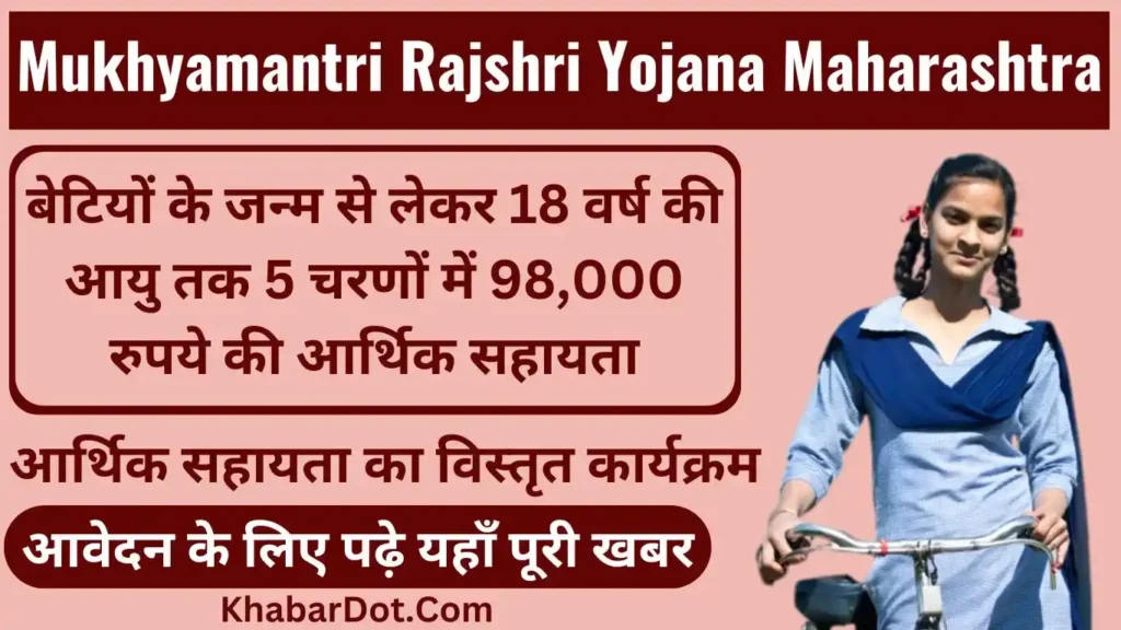 Mukhyamantri Rajshri Yojana Maharashtra 